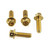 Stainless Steel Disc Bolt M6x20mm Pack x4 Race Spec Gold
