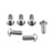 Stainless Steel Disc Bolt To Fit Aprilia/BMW/Ducati M8x20mm Pack x6