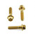 Stainless Steel Brake & Clutch Lever Pinch Bolts Gold