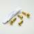 Stainless Steel Brake & Clutch Lever Pinch Bolts Race Spec Gold