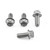 Stainless Steel Disc Bolts Rear M6x15mm Pack x4 Race Spec