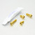 Stainless Steel Heel Plate Bolt Kit Gold