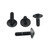 Stainless Steel Heel Plate Bolt Kit Black