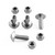 Stainless Steel Number Plate 4 Bolt Kit (USA/Italia)