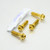 Stainless Steel Rider Footrest Hanger Bolt Kit Gold