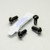 Stainless Steel Rider Footrest Hanger Bolt Kit Black