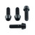 Stainless Steel Rider Footrest Hanger Bolt Kit Black