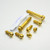 Stainless Steel Subframe Bolt Kit Gold