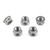 Titanium Sprocket Nuts M10x(1.25mm) Drilled Pack x5