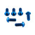 Titanium Disc Bolt To Fit Aprilia/BMW/Ducati M8x20mm Pack x6 Blue