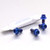Titanium ABS Sensor Mount Bolt Kit Front-Rear & Plate Blue