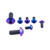 Titanium Titanium ABS Sensor Ring Mount Bolt Kit Front & Rear Purple Haze