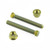 Titanium Axle Adjuster Set M8x60mm 2xBolts 2xNuts Gold