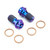 Titanium Banjo Bolt Single M10x(1.25mm) Front Brake Caliper Race Spec Pack x2 Purple Haze