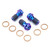 Titanium Banjo Bolt Single M10x(1.25mm) Rear Brake Caliper Race Spec Pack x3 Purple Haze