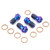 Titanium Banjo Bolt Single M10x(1.25mm) Rear Brake Caliper Race Spec Pack x4 Purple Haze