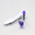 Titanium Brake & Clutch Lever Perch Pinch Bolt Kit Purple Haze