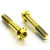 Titanium Clip-On / Handle Bar Mount Bolt Kit Gold
