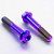 Titanium Clip-On / Handle Bar Mount Bolt Kit Purple Haze