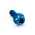 Titanium DualDrive Bolt M6x(1.00mm)x16mm Race Spec Blue
