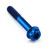 Titanium DualDrive Bolt M6x(1.00mm)x40mm Race Spec Blue