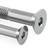 Titanium Disc Bolts M6x(1.00mm)x15mm Countersunk Rear Pack x6