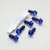 Titanium Engine Mount Bolt Kit Race Spec Blue