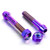 Titanium Exhaust Mount Bolt Kit Purple Haze