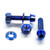 Titanium Exhaust Mount Bolt Kit Blue