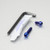 Titanium Exhaust Heat Shield Mount Bolt Kit Blue