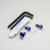 Titanium Exhaust Heat Shield Mount Bolt Kit Purple Haze