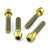 Titanium Front Axle Pinch Bolt Kit Gold