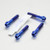 Titanium Front Axle Pinch Bolt Kit Blue