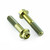 Titanium Front Axle Pinch Bolt Kit Gold