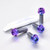 Titanium Front Axle Pinch Bolt Kit DualDrive Purple Haze