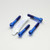 Titanium Front Axle Pinch Bolt Kit Blue
