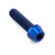 Titanium Front Axle Pinch Bolt Kit Blue