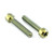 Titanium Front Axle Pinch Bolt Kit Torx Drive Gold