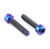 Titanium Front Axle Pinch Bolt Kit Torx Drive Purple Haze