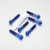 Titanium Front Caliper Pinch Bolt Kit Blue