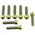 Titanium Front Caliper Pinch Bolt Kit Torx Drive Gold