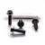 Titanium Front Brake Caliper Mount Bolt Kit Black