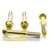 Titanium Front Brake Caliper Mount Bolt Kit DualDrive Gold