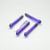 Titanium Front Brake Radial Caliper Mount Bolt Kit M10x(1.25mm)x80mm Tapered Socket Purple Haze
