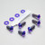 Titanium Rider & Pillion Footrest Hanger Bolt Kit Purple Haze