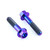 Titanium Fuel Tank Mounting Bolt Kit Purple Haze