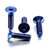 Titanium Grab Rail Mount Bolts Blue