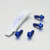 Titanium Heel Plate Bolt Kit Blue