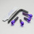 Titanium Heel Plate Bolt Kit Purple Haze