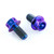 Titanium Heel Plate Bolt Kit Race Spec Purple Haze